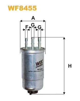 WIX FILTERS Kütusefilter WF8455